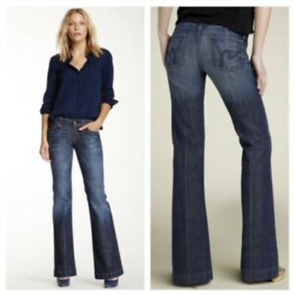 Citizens Of Humanity Denim - COH faye low waist full leg Jean's sz 24 *4